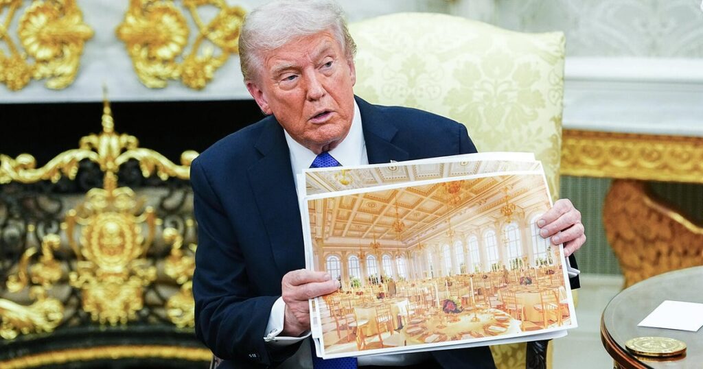 What donors to Trump’s White House ballroom stand to gain from the federal government