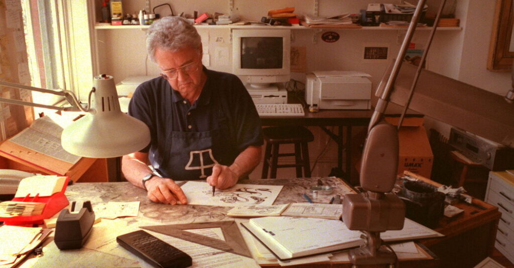 Pat Oliphant, Cartoonist Who Skewered the Powerful, Dies at 90