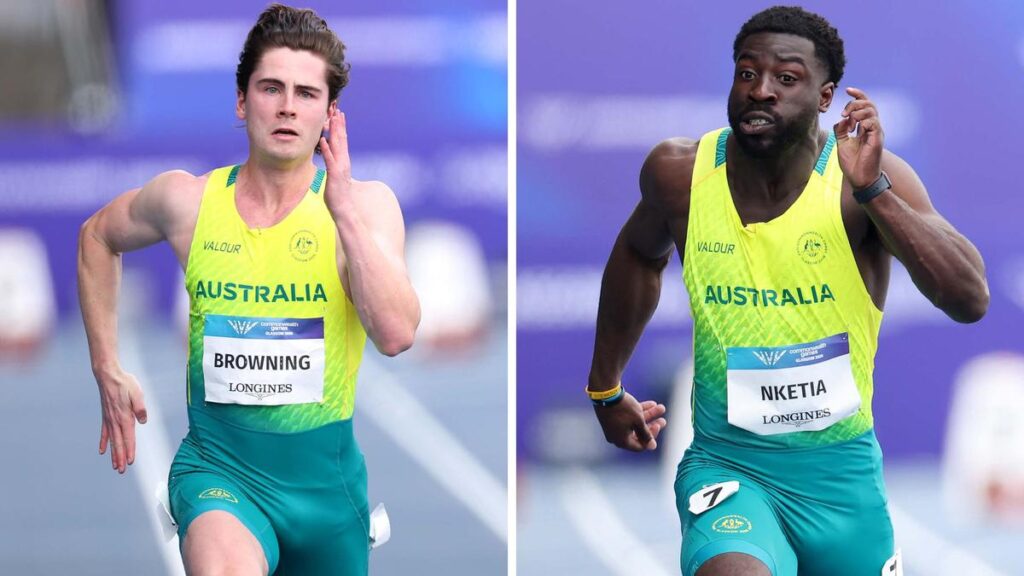 Commonwealth Games: Rohan Browning and Eddie Nketia through to Men’s 100m semifinals