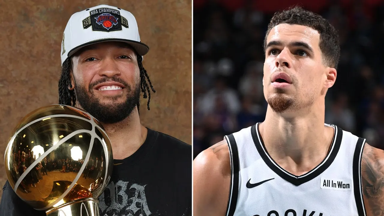 Michael Porter Jr. waits at guest list as Knicks‘ Brunson walks in