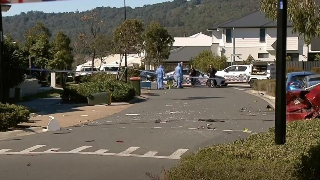 Man, 21, fighting for life after alleged assault at Logan short-stay party leaves car destroyed, home damaged