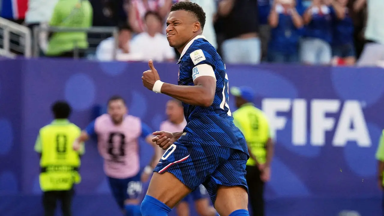 Mbappé scores seventh World Cup goal to tie Messi, sends France through