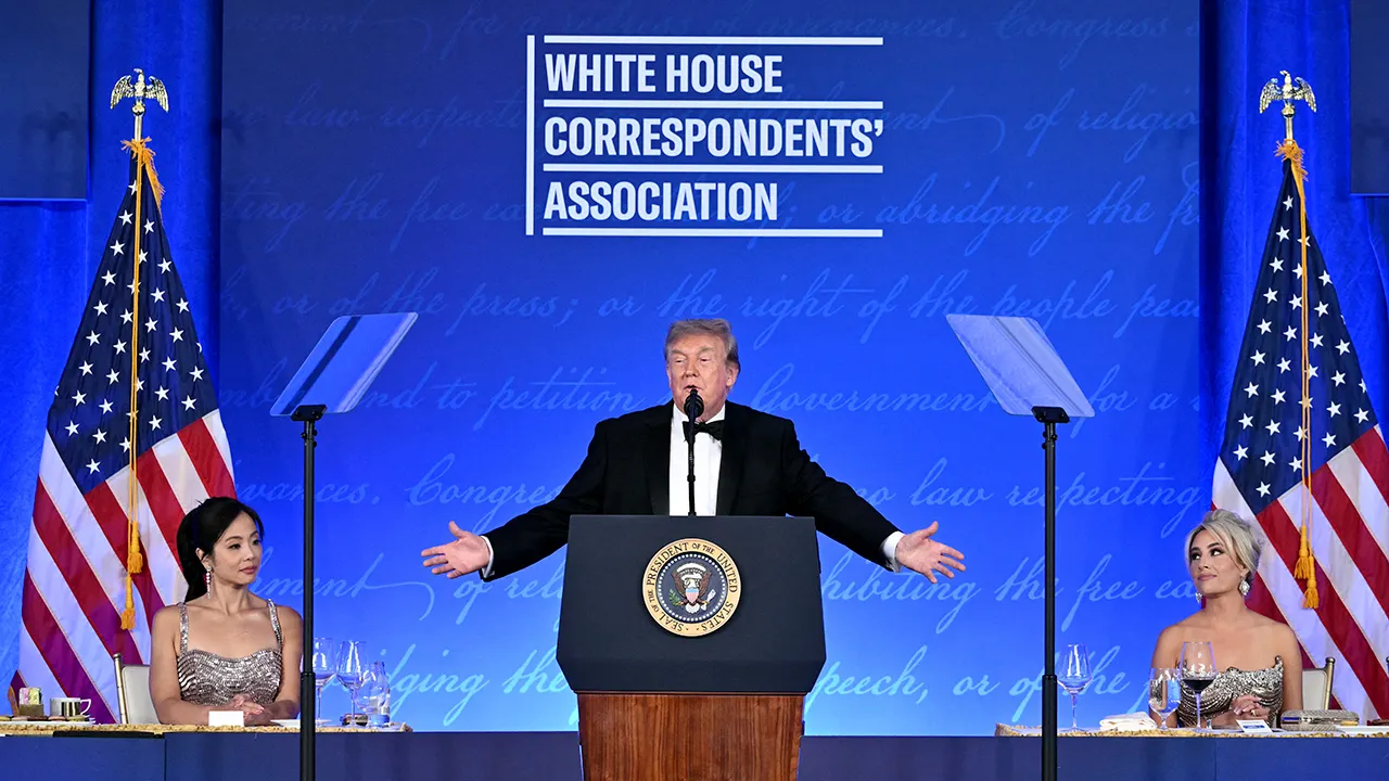 Trump softens White House Correspondents‘ Dinner speech after attack