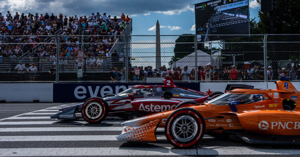 Trump’s Summer of Fun Ends With an IndyCar Race on the Streets of D.C.