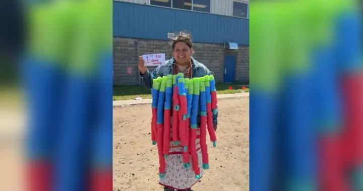 Big auntie earring competitions a standout event at Treaty Days celebrations