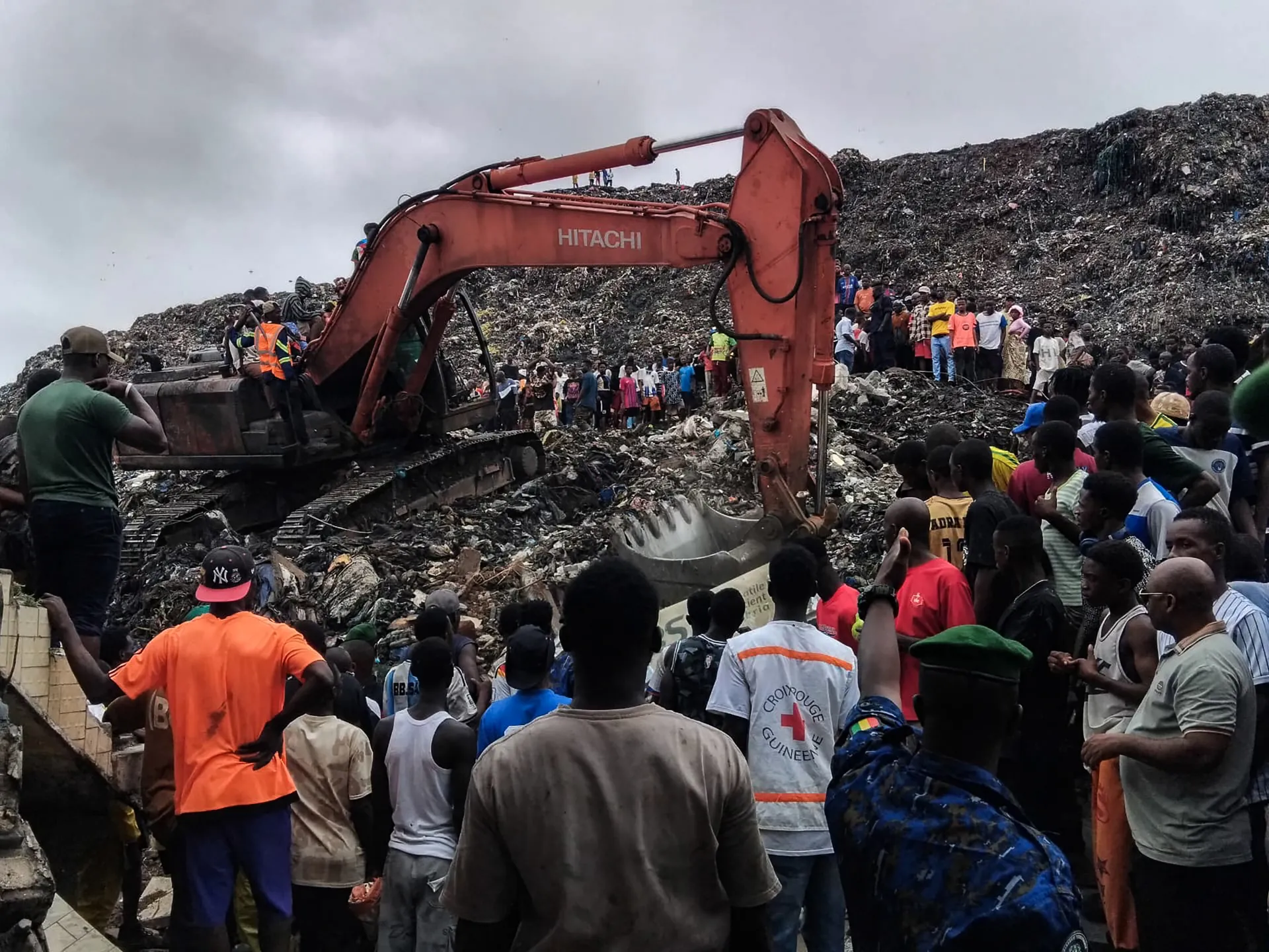 Landfill collapse in Guinea kills at least 30 people | Weather News