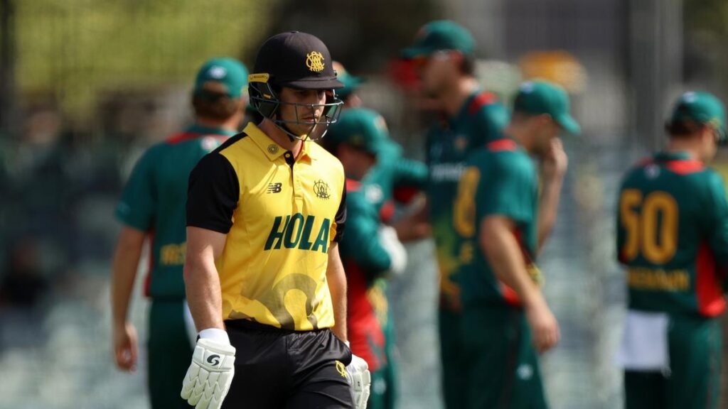 WA suffer 10-wicket One-Day Cup loss to Tasmania at the WACA Ground