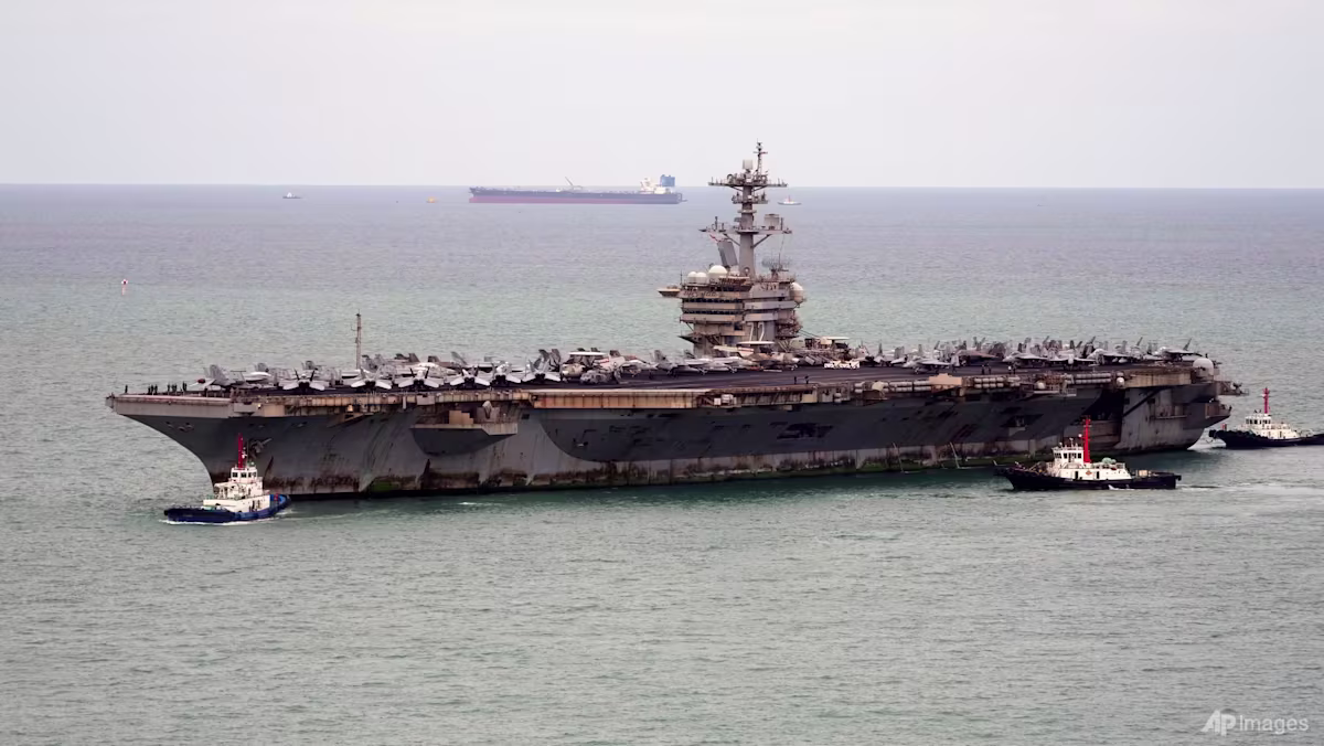 US aircraft carrier arrives in Thailand after months at sea