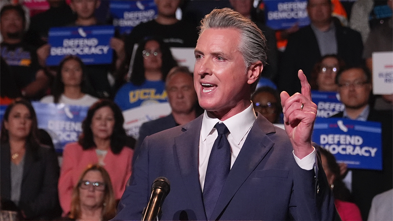 Newsom says Democratic Party is aligned with DSA on Medicare for all