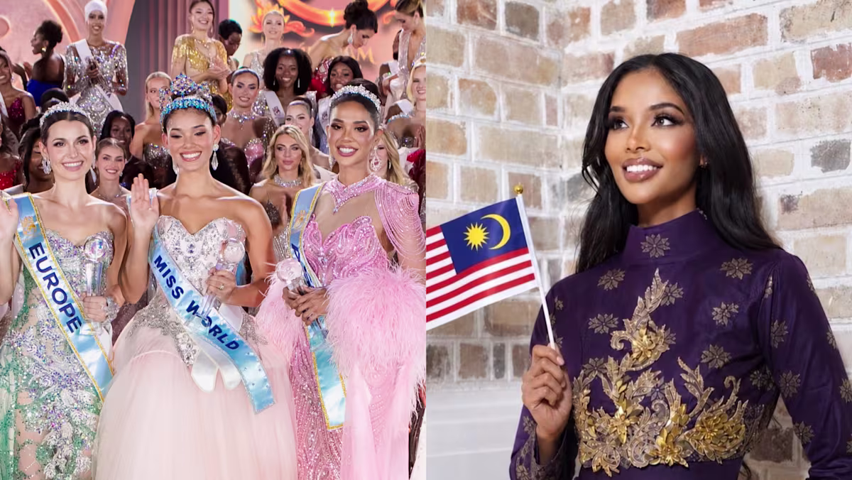 Malaysian model and teacher Taanusiya Chetty wins 3rd place at Miss World 2026