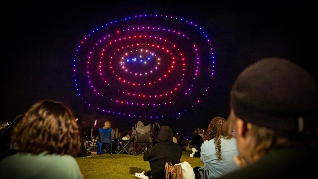 Yamatji stories brought to life at NAIDOC drone show on Geraldton foreshore to celebrate culture, community