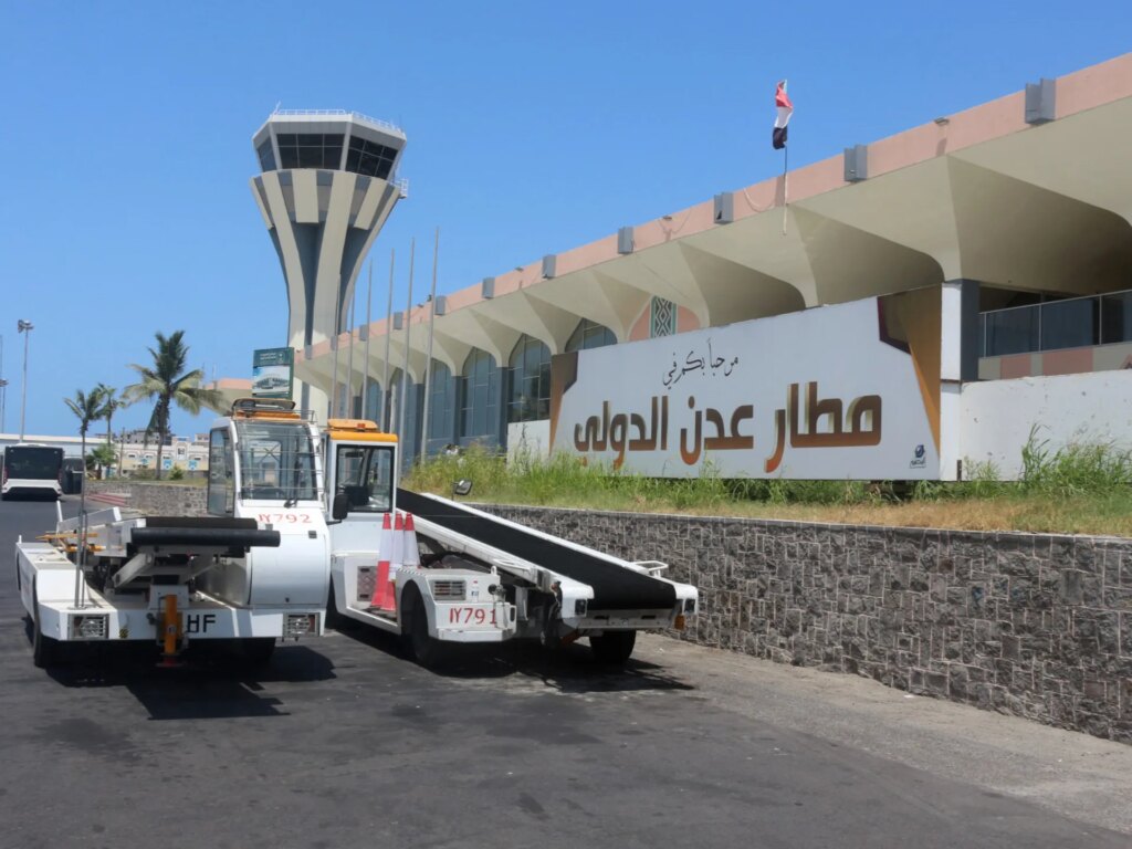Yemen’s government says Houthis fired two missiles at Aden airport | Conflict News