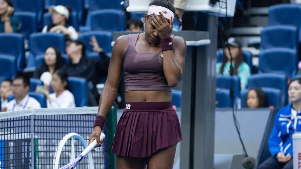 Coco Gauff out after citing 'insane' racist abuse
