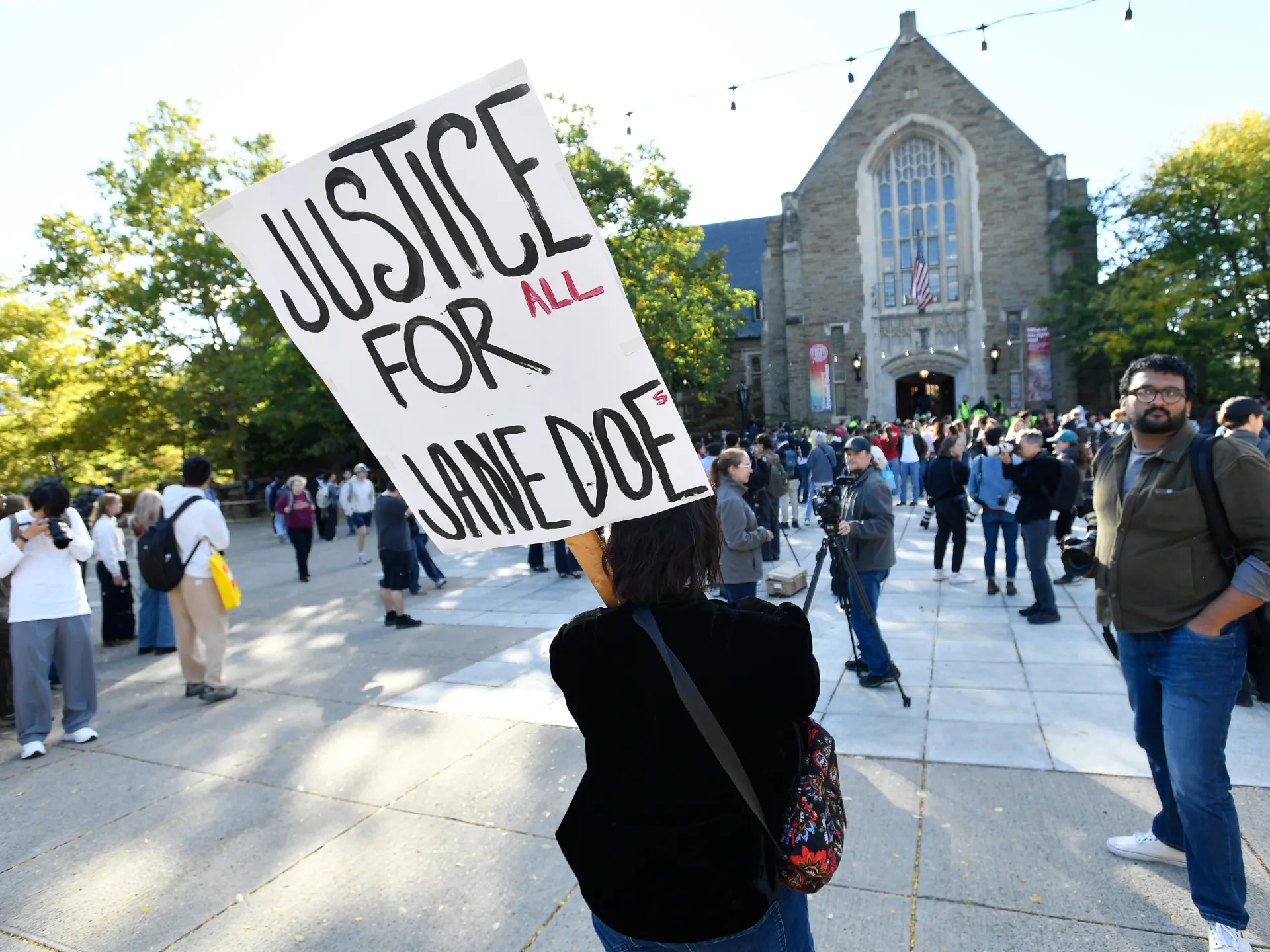‘Smash the patriarchy’: Activists graffiti Cornell hall over gang rape case | Sexual Assault News